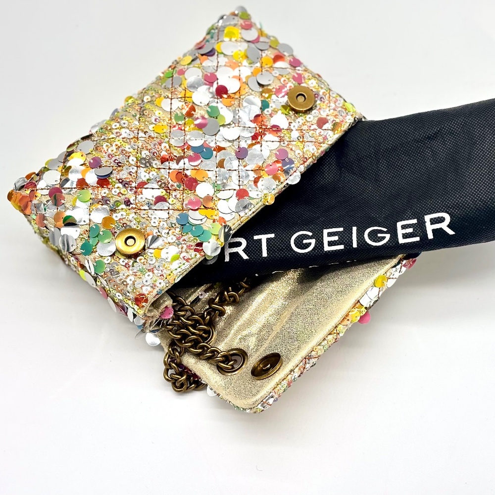 Kurt Geiger London Sequin Mini Brixton Crossbody Bag - Picture 6 of 6